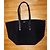 Borsa Shopping Ikks in Pelle Scamosciata Nera Nero - vista 4