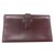 Hermès Clutch bags Dark red Leather  ref.83671