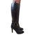Ralph Lauren Collection boots Black Leather  ref.83677