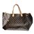 Neverfull Louis Vuitton Handbags Brown  ref.83790