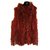 No Name Jackets Dark red Fur  ref.83912