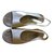 Fausto Santini sandals Eggshell Leather  ref.83923