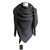 Gucci Scarf Dark grey Silk Wool  ref.83960
