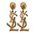 Yves Saint Laurent Orecchini D'oro Metallo  ref.84044