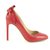 Valentino shoes Red Leather  ref.84103