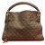 Louis Vuitton Handtasche Braun Leder  ref.84323