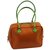 Hermès Handbag Orange Leather  ref.84397