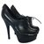 Louis Vuitton Pumps Schwarz Leder  ref.84442