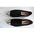 Mocassini Miu Miu in pelle nero argento - vista 3