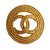 Chanel broche vintage Dorado Chapado en oro  ref.84587