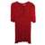 Claudie Pierlot Dresses Red Cotton  ref.84746