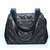 Chanel Handbag Black Leather  ref.84926