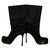 Yves Saint Laurent boots Black Leather  ref.84931