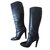 Louis Vuitton boots Black Leather  ref.85009