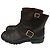Marc by Marc Jacobs Biker Stiefel aus Leder anthrazit Anthrazitgrau