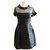 Valentino Vintage dress Black Silk  ref.85050