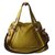Chloé Handbag Brown Mustard Leather  ref.85078