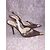 Décolleté Gianmarco Lorenzi in pelle marrone - vista 3