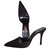 Gianni Versace Heels Black Satin  ref.85389