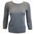 Eric Bompard T-shirt Grey Cashmere  ref.85394