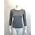 Camiseta Eric Bompard de cashmere gris manga 3/4 S - vista 2