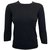 Eric Bompard T-shirt Black Silk Cashmere  ref.85400