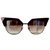 Fendi Sunglasses Dark red Metal  ref.85467