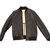 Hugo Boss Bomber leather jacket Brown  ref.85462