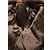 Vintage Oversized Fur Coat Brown Golden Sheep - view 3