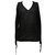 Autre Marque Leichter Leinenpullover Schwarz  - Ansicht 1