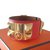 Hermès Armband Collier de chien Rot Leder  ref.85661