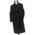 Hermès Coat Black Wool Nylon  ref.85735