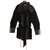 Balmain Coat Black Cotton  ref.85833