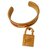 Kelly Hermès Bracelets Light brown Vermeil  ref.85949