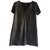 Zara A-shape dress Black Polyurethane  ref.86242