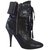 Balmain Boots Black Leather  ref.86250