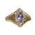 Autre Marque Cocktail Ring with Amethyst and Diamonds Purple Gold  ref.86274