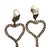 Jean Paul Gaultier Earrings Silvery Metal  ref.86469