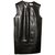 Yves Saint Laurent sleeveless dress Black Leather  ref.86477