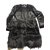 Maje Coat Black Fur  ref.86486