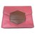 Hermès Clutch-Taschen Pink Hellbraun Exotisches Leder  ref.86511