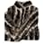 Autre Marque Manteau de fourrure de chinchilla Cuirs exotiques Multicolore  ref.86568