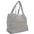 Chanel Cabas Cuir Gris anthracite  ref.86586