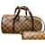 Papillon Louis Vuitton Vuitton Checkered Butterfly Handbag Brown Cloth  ref.86641