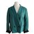 Comptoir Des Cotonniers Giacca blazer Verde Verde scuro Cotone  ref.86684