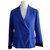 Comptoir Des Cotonniers Veste blazer Viscose Bleu Bleu Marine Bleu clair Bleu foncé  ref.86687