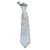 Autre Marque Krawatte 100% Seide aus hellgrauem Weiß Aus weiß  ref.86733