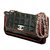 Chanel Choco Bar Patent Black Rosso Pelle verniciata  ref.86949