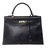 Hermès Kelly saddler 32 Black Leather  ref.86975