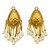 Chanel Ohrringe Golden Metall  ref.87045